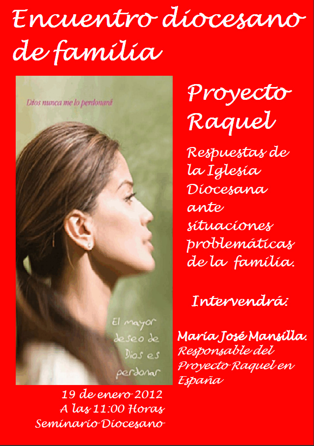 Encuentro diocesano de familia para presentar el Proyecto Raquel
