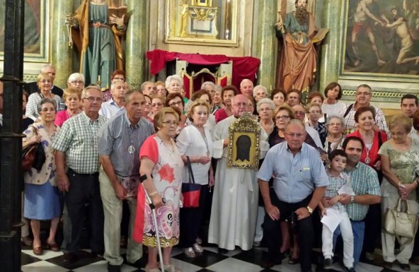La Parroquia de Monte Lope Álvarez visita el Camarín de Nuestro Padre Jesús de Jaén