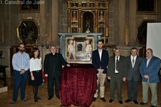 Presentación de la restauración de la puerta del Santo Rostro en la Catedral de Jaén