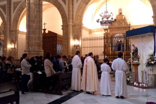 Vigilia mariana con jóvenes de Villacarrillo y Villanueva del Arzobispo