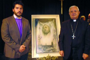 El Sr. Obispo presenta el cartel de la Semana Santa en Jaén