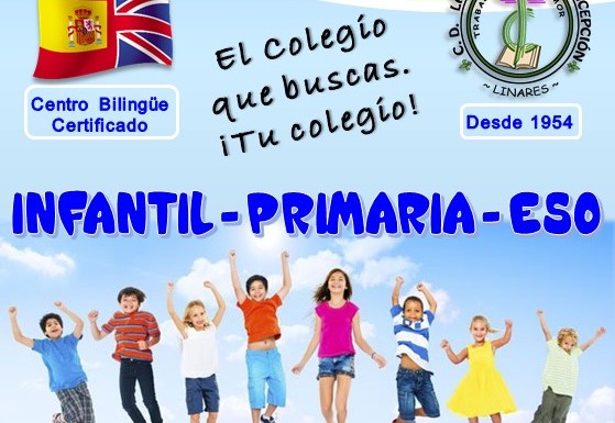 El Colegio Diocesano «La Inmaculada» de Linares abre el plazo de matriculación