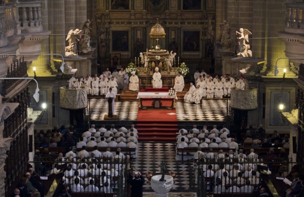 La Misa Crismal reúne a los sacerdotes de la Diócesis
