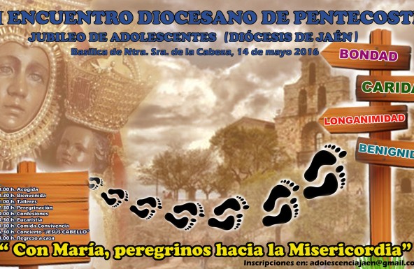 Encuentro de Jóvenes en Pentecostés: «Con María, peregrinos hacia la Misericordia»