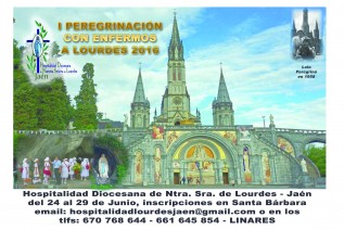 La Hospitalidad de Lourdes de Jaén organiza una peregrinación el próximo mes de Junio