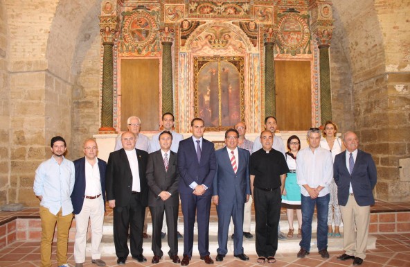 Restaurado el retablo de los Santos Bonoso y Maximiano de Arjona gracias a una subvención de la Fundación Cajasol
