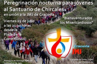 La Parroquia de Santiago Apóstol de Valdepeñas organiza una peregrinación nocturna al Cristo de Chircales en comunión con los jóvenes  de las JMJ