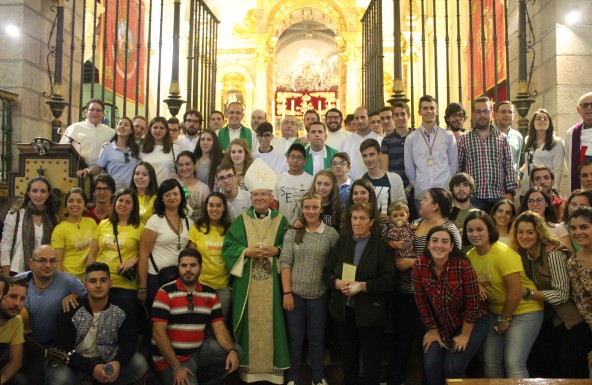Más de medio centenar de jóvenes de la Diócesis peregrinan hasta el Santuario de la Virgen de la Cabeza participan en el Jubileo de la Misericordia