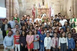 Los seminaristas visitan las parroquias de San Bartolomé  y Cristo Rey de Andújar