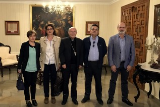 El Obispo de Jaén recibe a los miembros de Encuentro Matrimonial