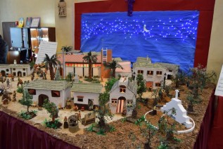 Los internos de la Prisión Provincial recrean Monte Lope Álvarez  en el Nacimiento del Camarín de Jesús