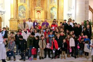 Los seminaristas visitan la Parroquia de San Pedro Apóstol de Torredonjimeno