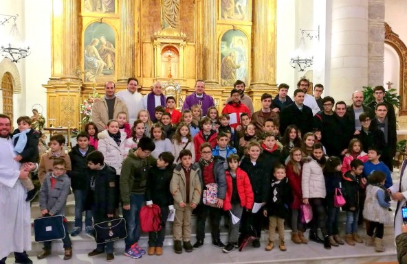 Los seminaristas visitan la Parroquia de San Pedro Apóstol de Torredonjimeno