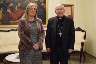 El Obispo se reúne con la Subdelegada del Gobierno en Jaén