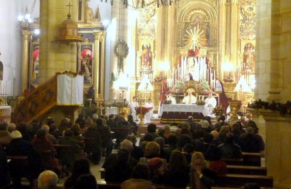 La Parroquia de Sabiote acoge la celebración de la fiesta de la Sagrada Familia