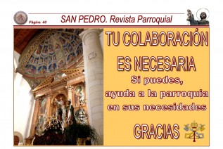 Editado un nuevo número de la revista parroquial de San Pedro de Torredonjimeno