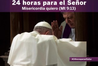 El Papa Francisco invita a los fieles a participar en las 24 horas para el Señor