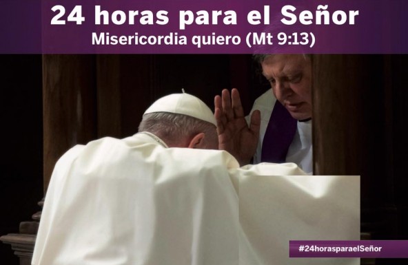 El Papa Francisco invita a los fieles a participar en las 24 horas para el Señor