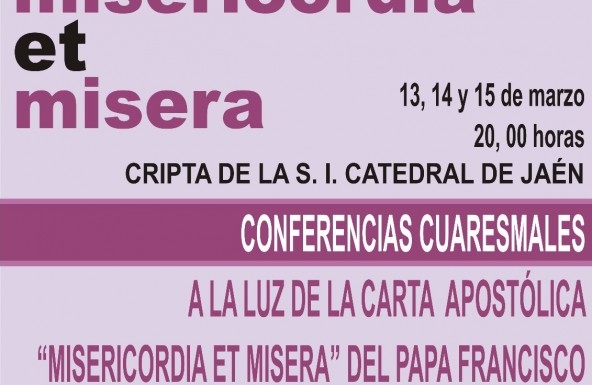 La cripta de la S.I. Catedral acogerá las conferencias cuaresmales