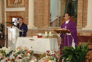 La ermita de Santa Ana de Torredelcampo acoge una Eucaristía a favor de la Vida