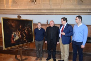La Fundación Caja Rural y el Cabildo catedral firman un convenio para la restauración de una pintura del S.XVIII