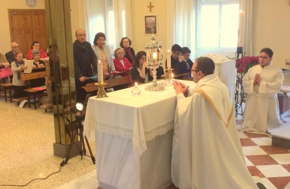 El Seminario celebra, con María, la oración vocacional del mes de mayo