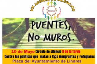 El Círculo de Silencio de Linares denuncia las políticas que matan a refugiados e inmigrantes