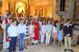 Don Amadeo preside el Sacramento de la Confirmación en la Parroquia de Santo Domingo de Silos de Alcalá la Real