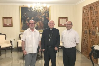 El Obispo se reúne con el Presidente de Mensajeros de la Paz en Jordania