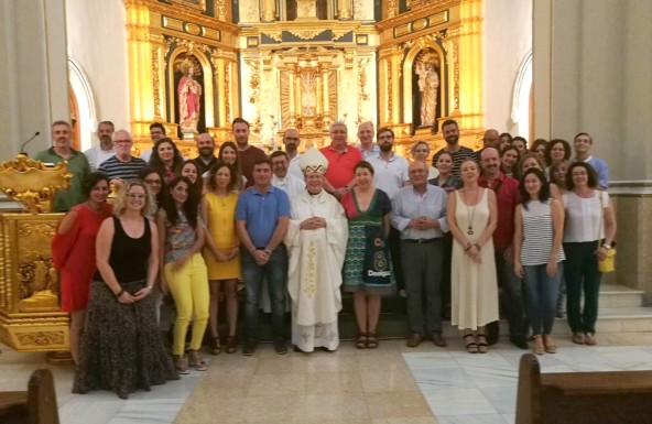 Don Amadeo preside la Eucaristía de fin de curso de Cáritas diocesana