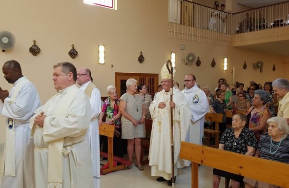 El Obispo preside la Fiesta de Santa Teresa Jornet en las Hermanitas de Torreperogil