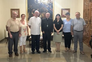 El movimiento ‘ Hogares Nuevos- Obra de Cristo’ se reúne con el Obispo de Jaén