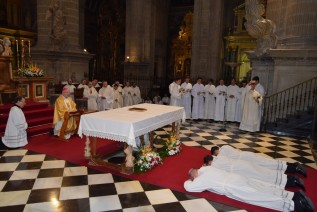 La Iglesia de Jaén vive, con alegría y esperanza, la ordenación de tres diáconos