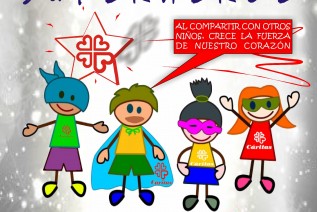 ‘Esta Navidad tú puedes ser un superhéroe’: Cáritas lanza una campaña de recogida de alimentos en los colegios concertados