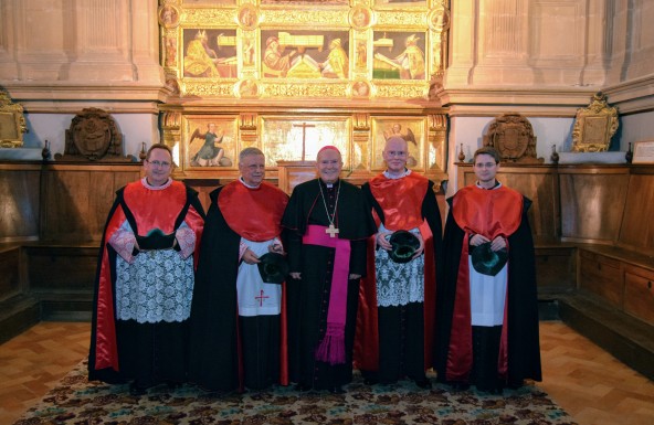 El Obispo preside la toma de posesión de los cuatro nuevos Canónigos de las Catedrales de Jaén y Baeza