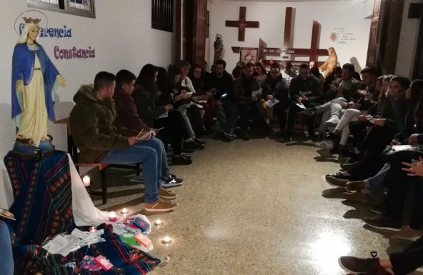 Jóvenes del Arciprestago Bailén-Mengíbar y La Carolina celebran La Inmaculada