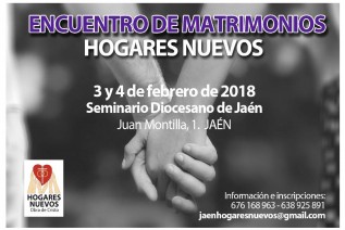 El Seminario de Jaén acogerá un encuentro de matrimonios organizado por Hogares Nuevos