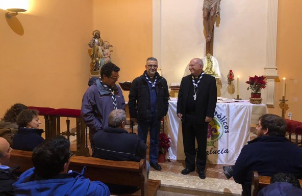Don Amadeo se reúne con los Scouts católicos de Andalucía