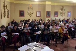 Casi un centenar de fieles participan en el retiro de Cuaresma de La Encarnación de Bailén