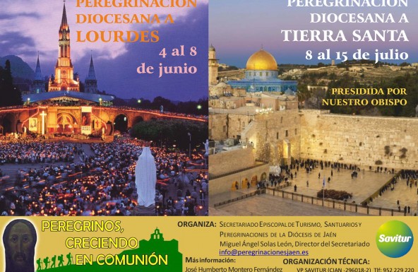 La Diócesis organiza dos peregrinaciones para este verano: Lourdes y Tierra Santa