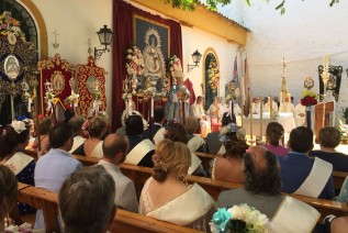 Devoción y fervor en la Misa Romera de la Virgen de la Alharilla