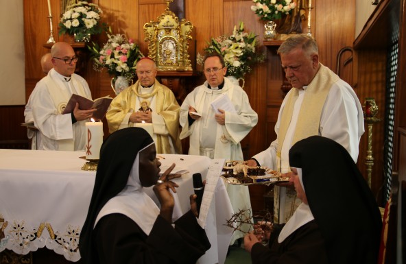 Profesión solemne en el monasterio de Santa Catalina de Baeza