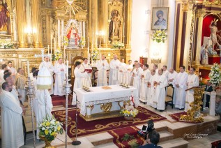 La Parroquia de San Pedro Apóstol de Sabiote acoge la primera Eucaristía presidida por D. José Navarrete Ochoa