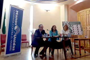 Manos Unidas Jaén y Correos presentan el primer sello solidario