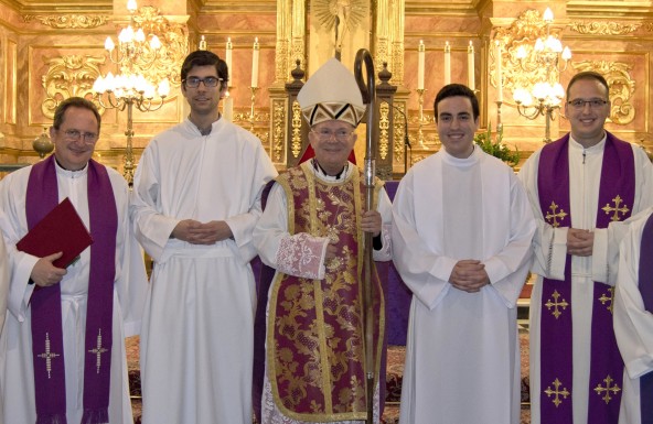 El Obispo ordenará diáconos a Andrés Aldarias y Miguel Conejero