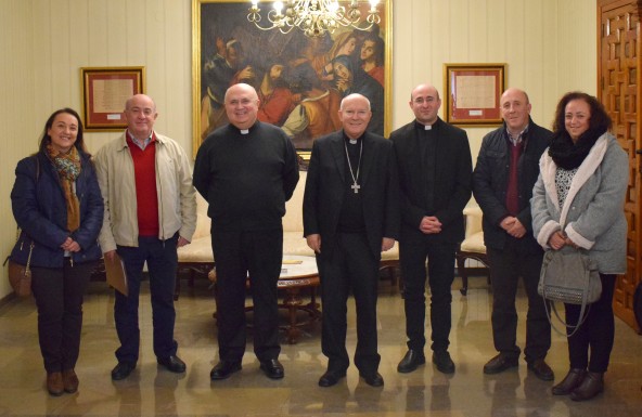 El Obispo se reúne con la Comisión para la celebración del VIII centenario de la devoción a Santa Marta en Martos