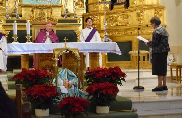 Las Misioneras de Acción Parroquial felicitan la Navidad al Obispo en nombre de toda la Diócesis