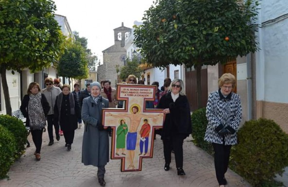La Cruz de la Misión llega a la Parroquia Nuestra Señora de la paz de El Mármol