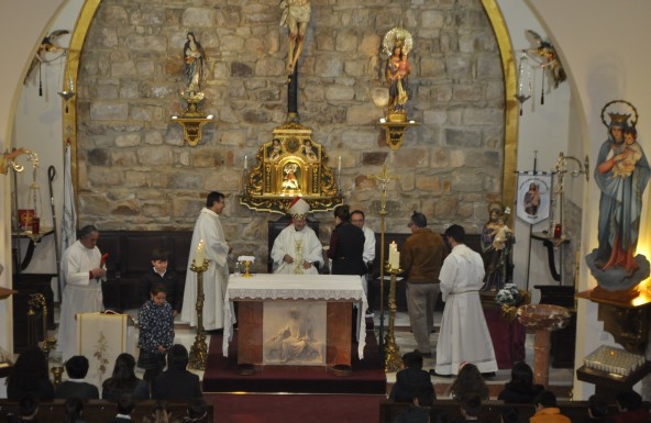 El Obispo preside la fiesta de San José en el Colegio Diocesano de La Inmaculada Concepción de Linares