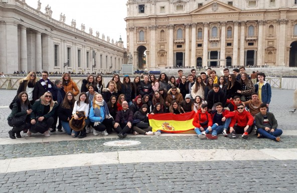 Los alumnos del IES Sierra Mágina de Mancha Real visitan Italia